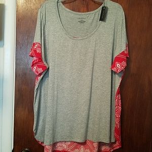 NWT Lane Bryant Hi Low Top